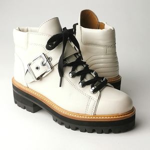 Marc Fisher Indre Lace Up Lug Sole Hiker Boots size 5